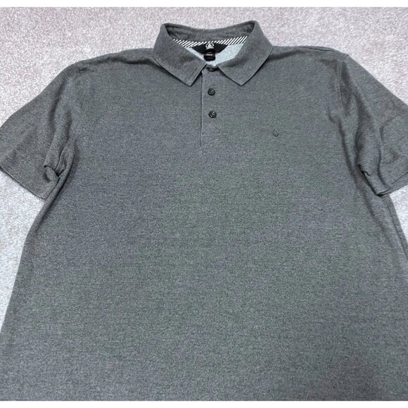 Volcom Polo Men’s Gray Short Sleeve Size Medium - Picture 6 of 11